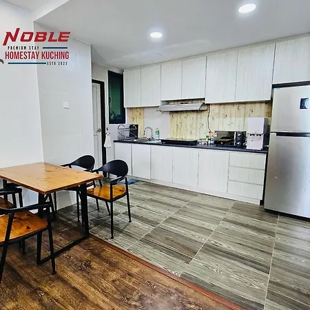 Noble Modern Vivacity Jazz Airport View 3Br 5-7Pax Kuching Exterior photo