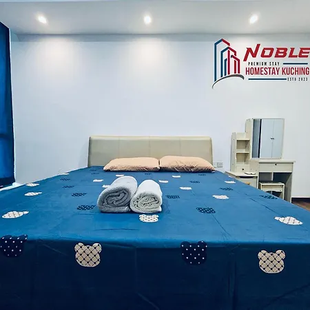Noble Modern Vivacity Jazz Airport View 3Br 5-7Pax Kuching Exterior photo
